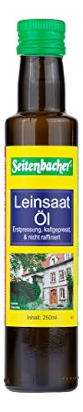 Seitenbacher Aceite para semillas de lino orgánico, prensado en frío, nativo I (2 x 250 ml) nWqa7aam