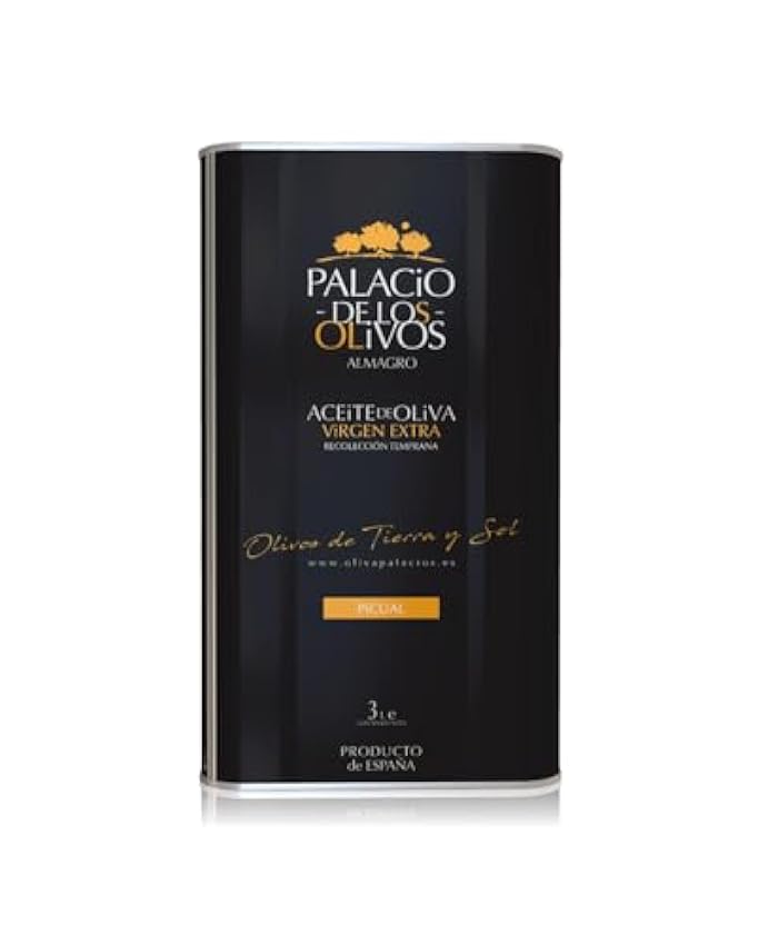 PALACIO DE LOS OLIVOS - Aceite de Oliva Virgen Extra (Variedad Picual) - Lata 3 litros ITGdmxn9