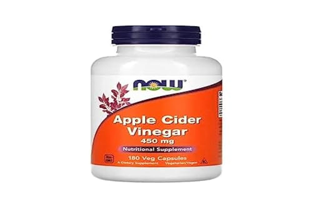 Now Foods, sidra de manzana Vinegar (vinagre de sidra de manzana), 450 mg, 180 cápsulas muqncaRq