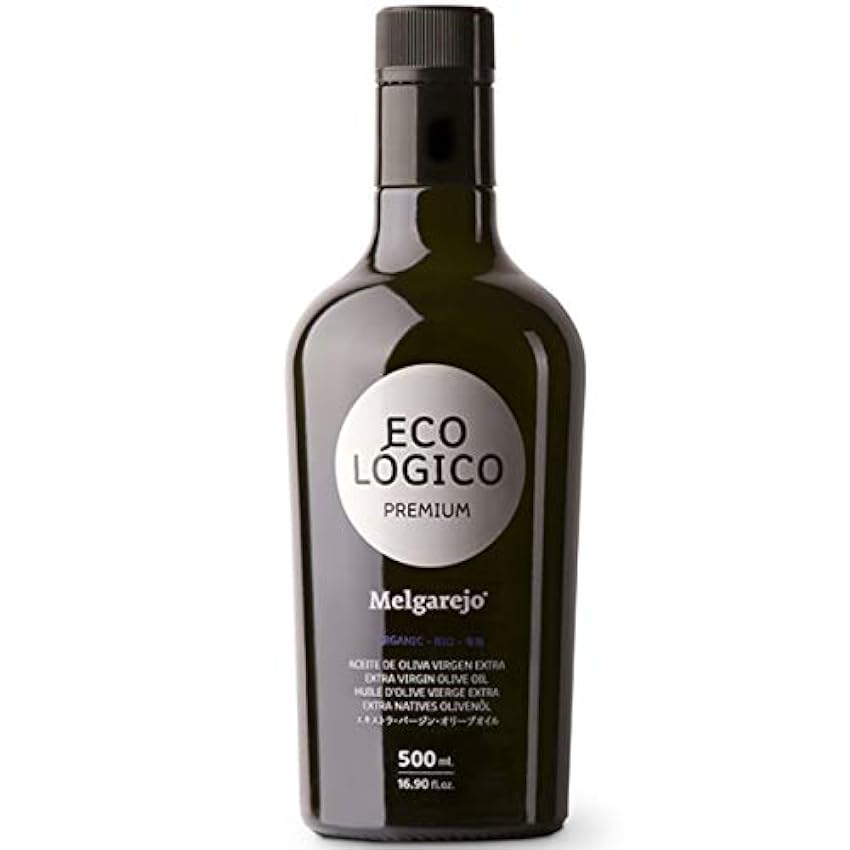 Aceite de Oliva Virgen Extra Variedad Ecológica | Aceite Picual | Aceite Ecológico | Aceite Melgarejo | Botella de 500 ml. i5XKBRAx