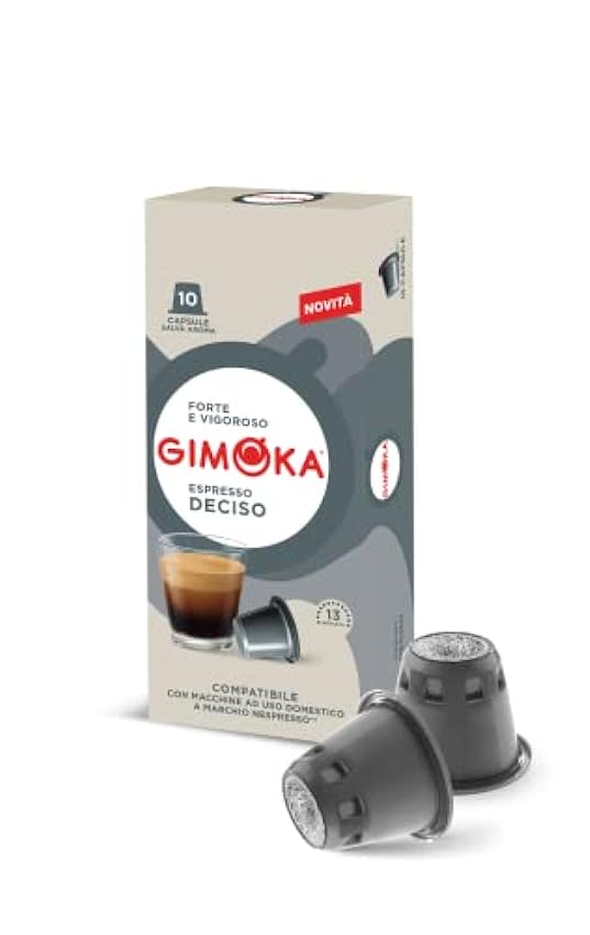 Gimoka - Compatible Para Nespresso - Cápsulas Plástico - 100 Cápsulas - Sabor PACK DEGUSTACIÓN - Resistencia varía entre 6 y 12 - Made In Italy mp8R9EY6