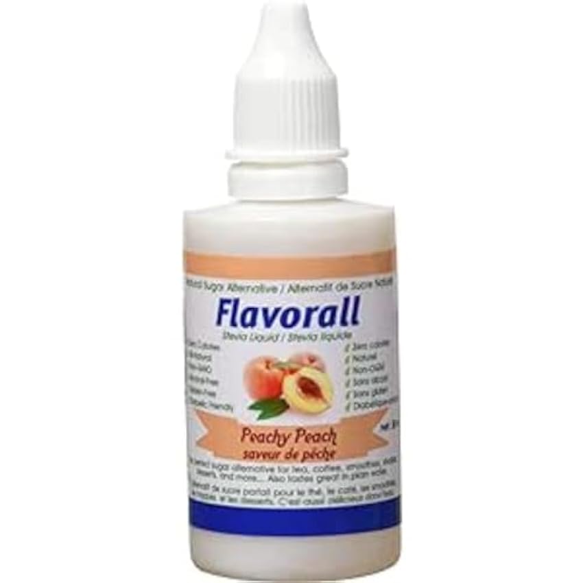 Flavorall Liquid Flavoured Stevia - Peachy Peach 50ml H