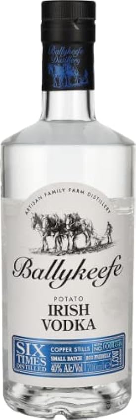 Ballykeefe SIX TIMES DISTILLED Potato Irish Vodka 40% Vol. 0,7l k5r7u4Kv