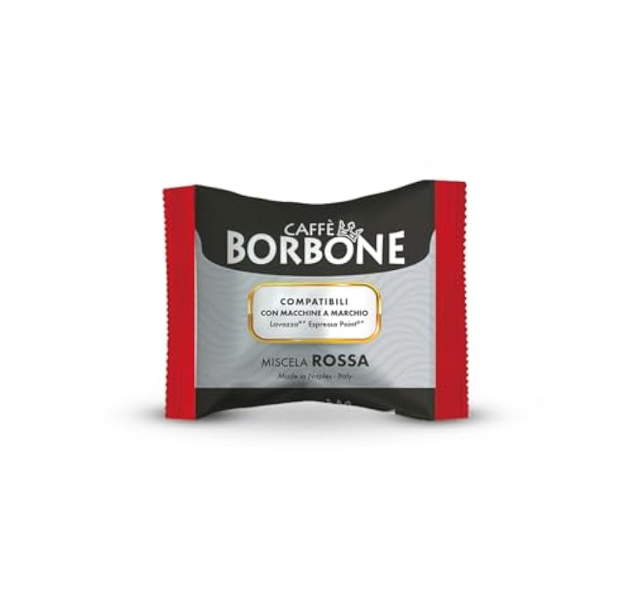 Caffè Borbone Café Mezcla Roja - 100 Cápsulas - Compatibles con las Cafeteras Lavazza®* Espresso Point®* MEYg7e59