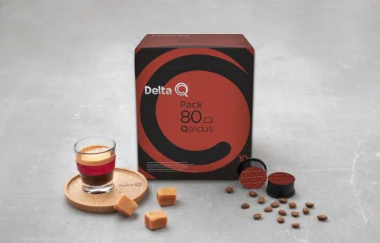 Delta Q Pack XL Qalidus - Café Cápsulas - Intensidad 10-80 Cápsulas & Delta Q MythiQ - Café Cápsulas - Intensidad 15-10 Cápsulas IFwaD1CR