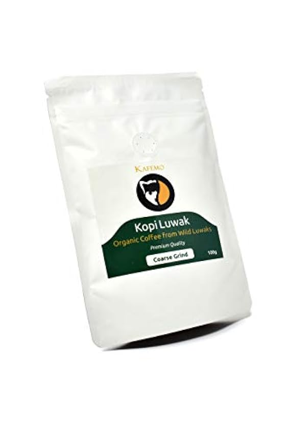 Kopi Luwak Premium (Café de Luwaks silvestres) - Molido Grueso - El café más raro del mundo - H1L8q8YX