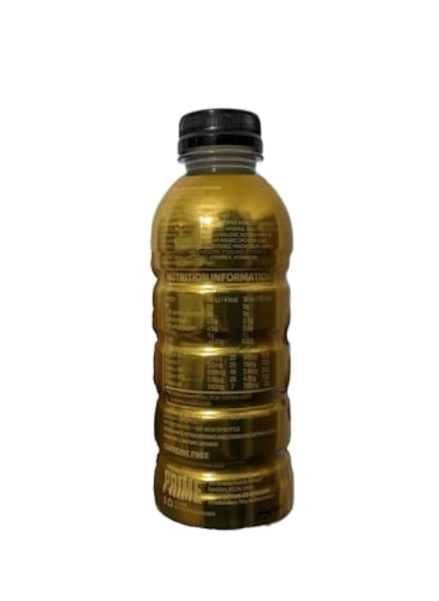 Prime Hydration Drink Edición Limitada Gold Drink 1.000 millones botella evento (500 ml) y gorra de béisbol – Mercancía coleccionable de Prime por KSI y Logan Paul LdDg3fQ0
