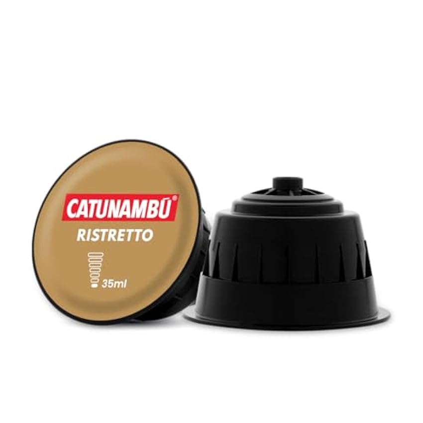 Catunambú - Cápsulas de café Ristretto compatibles Dolce Gusto | Pack de 3 (48 cápsulas) HTbAWelF