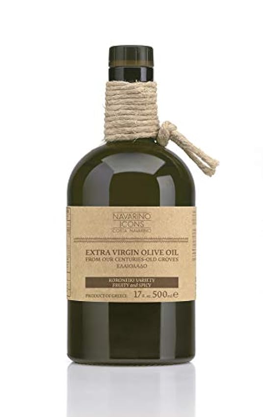 Navarino Icons - Aceite de oliva virgen en botella, 1 unidad (500 ml) mzRLWLRH