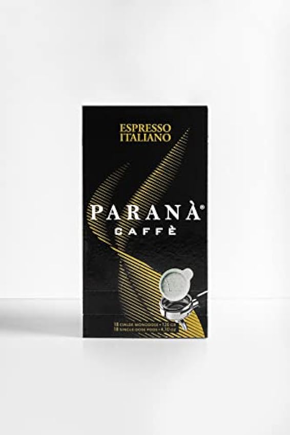 Caffè Paranà - 18 Cápsulas Monodosis compatibles con máquinas espresso E.S.E. 44 mm ESPRESSO ITALIANO (Gold medal IIAC) K0pNQWGG