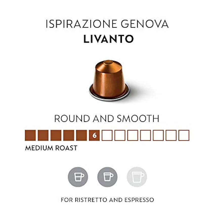 50 Nespresso Capsulas Café Livanto oShpgMEz