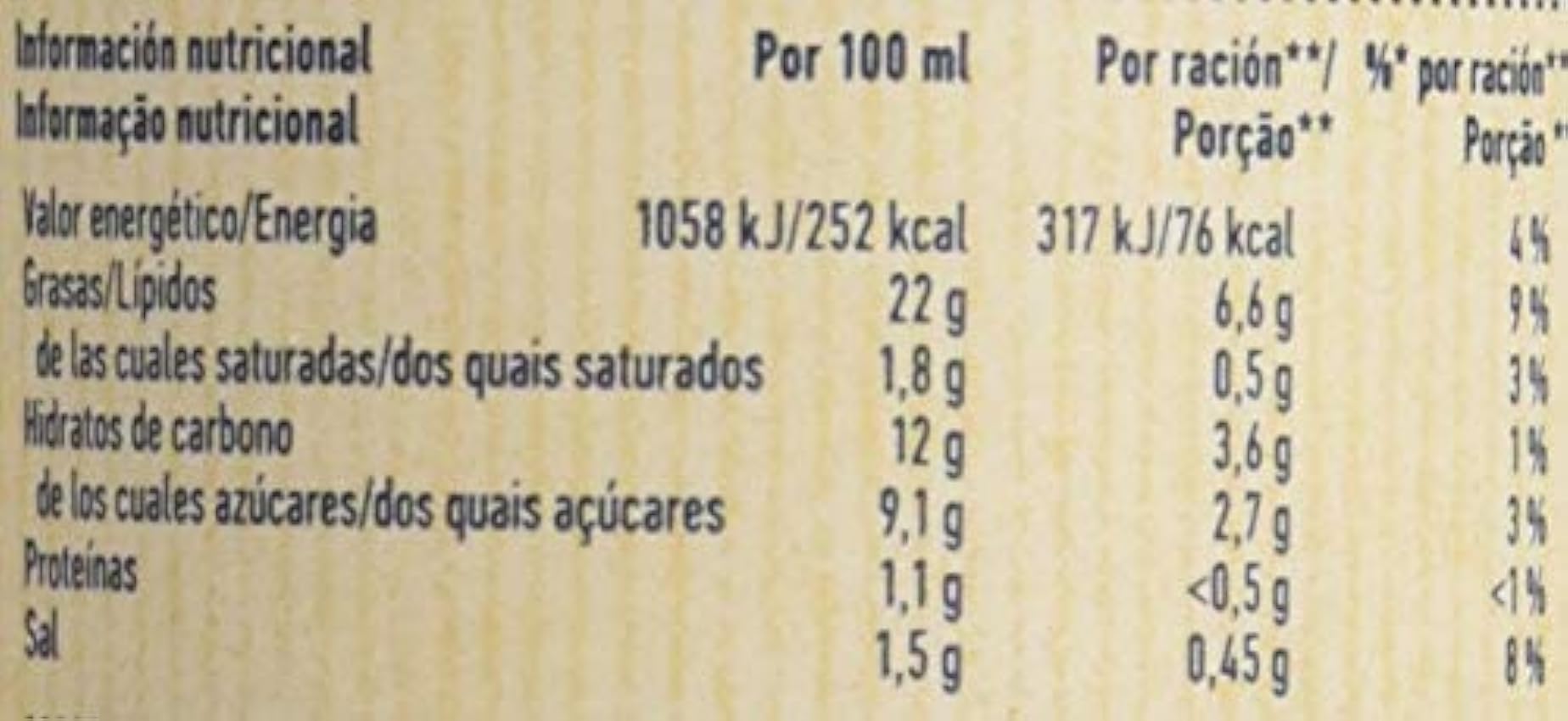 Hellmann´s Salsa para Ensaladas Miel y Mostaza - Paquete de 8 x 210 ml: Total: 1680 ml H0iO7KyH