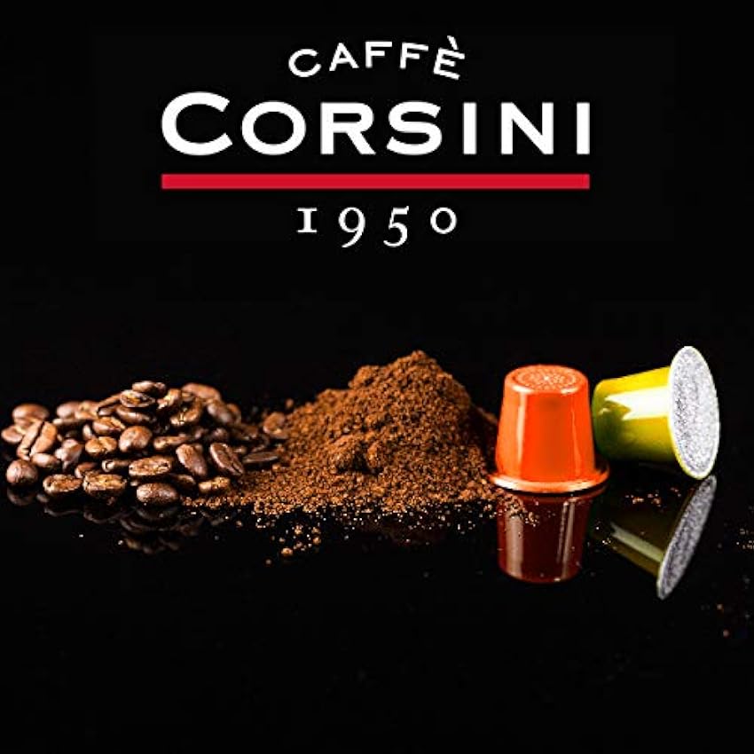 Caffè Corsini Compagnia dell´Arabica 100% Arabica Organic Farming Coffee, 6 Pack de 10 Cápsulas, 640 Gramos OzeMTzV4