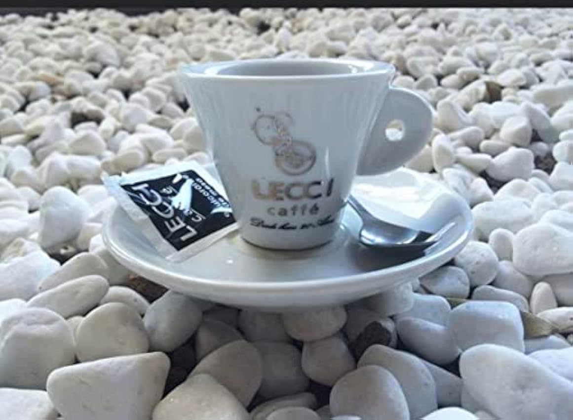 LECCI CAFFË - Pack 50 càpsulas de Ristretto + 50 cápsulas de Expresso COMPOSTABLES y BIODEGRADABLES - Compatible con Nespresso lBYRNXrv