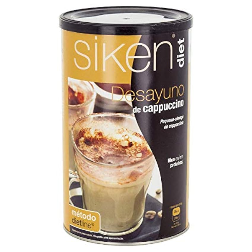 Siken Diet - Desayuno de Cappuccino, Bote de 400 g mLp2NlBK
