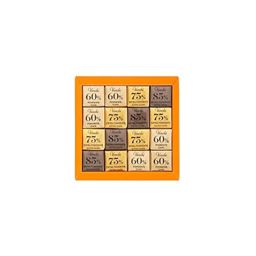 Venchi - Colección Barocco - Caja de Regalo con Surtido de Bombones de Chocolate Negro, 47 g - Idea de Regalo - Sin Gluten - Vegano mhf8oueb