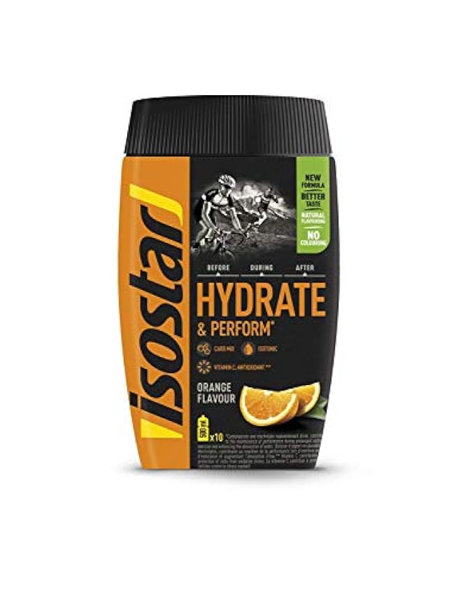 Isostar Hydrate & Perform Grapefruit - Lemon - Orange - Cranberry + Water Bottle 1L | Pacchetto di offerte | iBgye66m