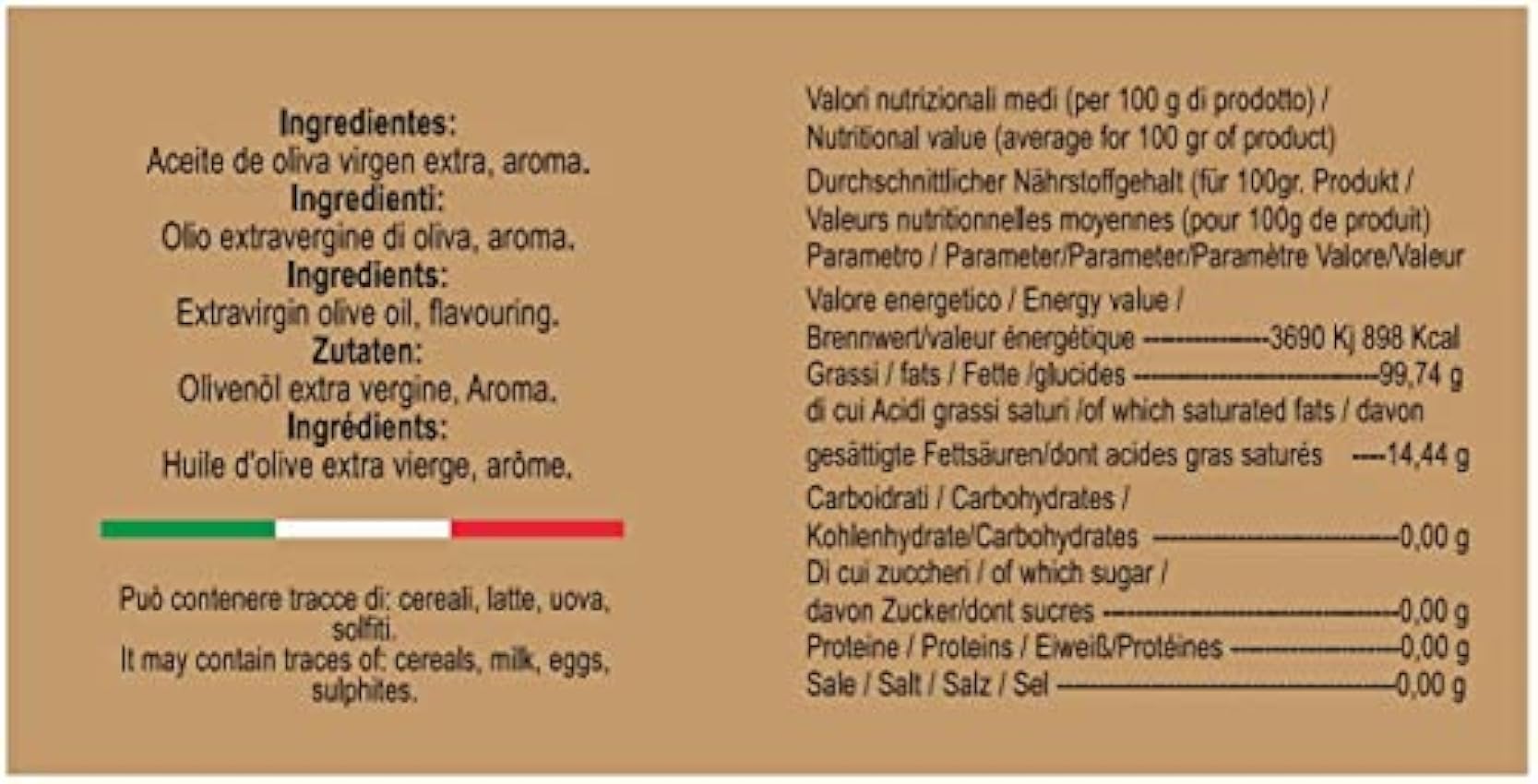 aBeiou Aceite de Trufa Blanca 250ml producto extra gourmet 100% italiano aceite de oliva virgen extra aromatizado con trufa blanca artesano vegano vegetariano ideal regalos y cocinar nOS14vWk