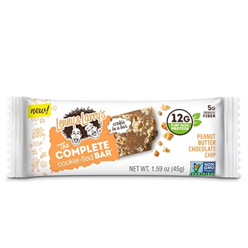 The Complete Cookie-fied Bar (9x45g) Peanut Butter Chocolate Chip mUxHq3TW