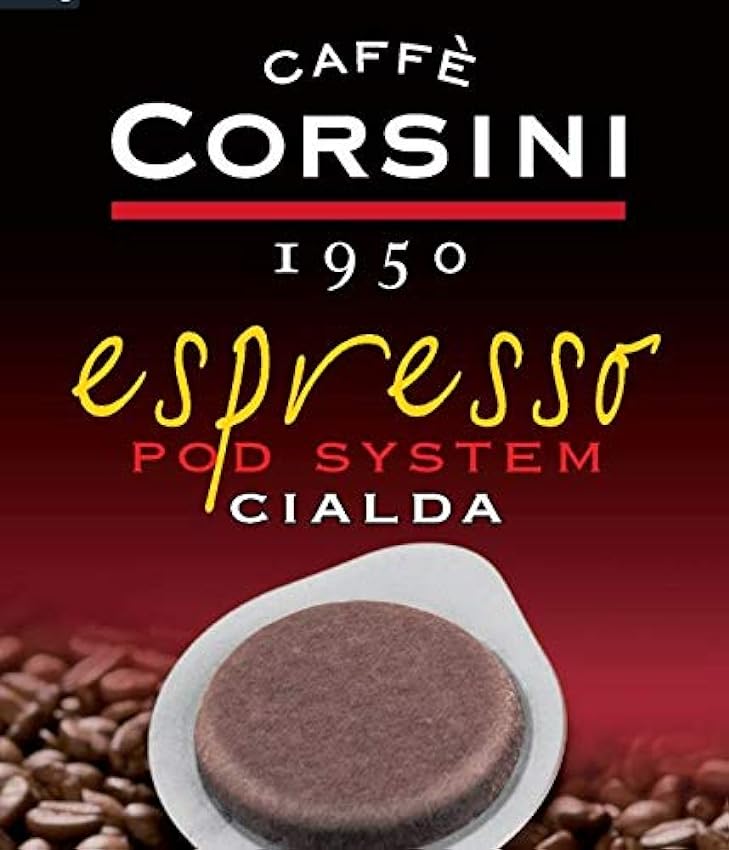Caffè Corsini Molido Espresso Ese Pods 1050 G, Frutas Secas, 150 Unida jiOpBmqG