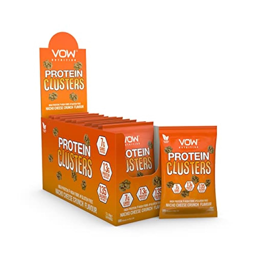 VOW Nutrition Protein Clusters 12x30g Nacho Cheese NXeg