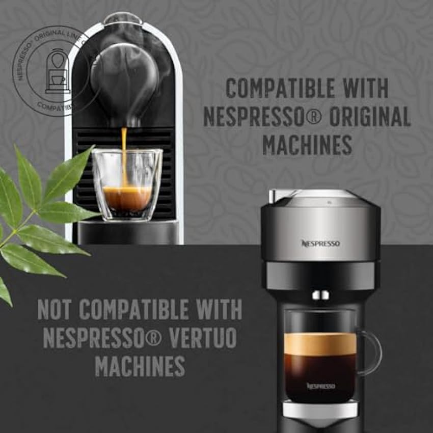 La Natura Lifestyle BIO KAFFEE ESPRESSO | Cápsulas de café compostables 100% industriales² | Respetuoso con el medio ambiente | 60 cápsulas de café | para máquinas de cápsulas Nespresso®³ GUiZ5mr5