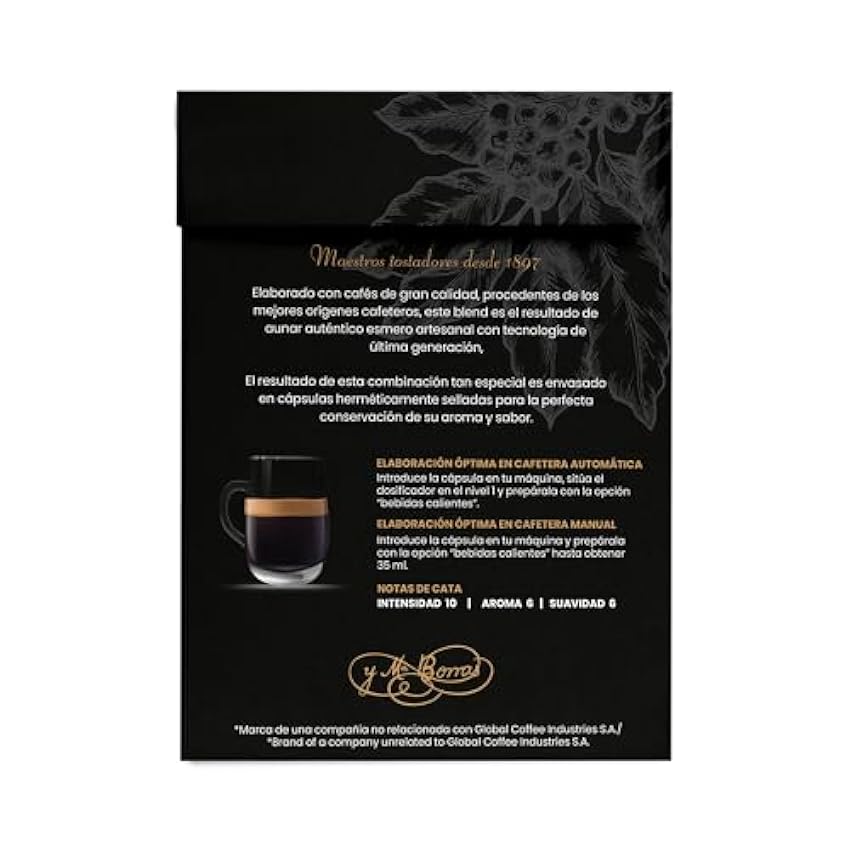 Catunambú - Cápsulas de café Ristretto compatibles Dolce Gusto | Pack de 3 (48 cápsulas) HTbAWelF