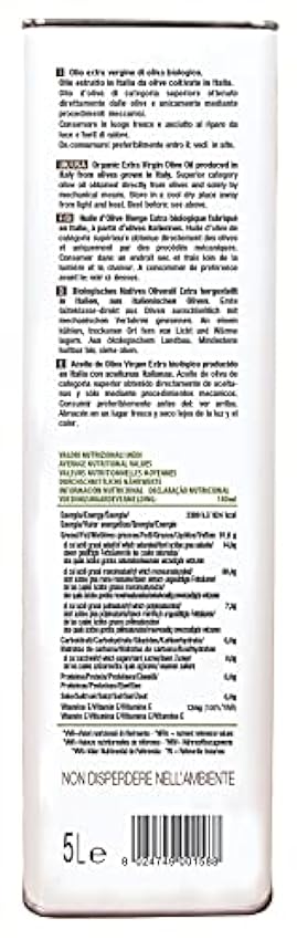 Probios Aceite de oliva virgen extra biológico 5l bio p6R5PnUL