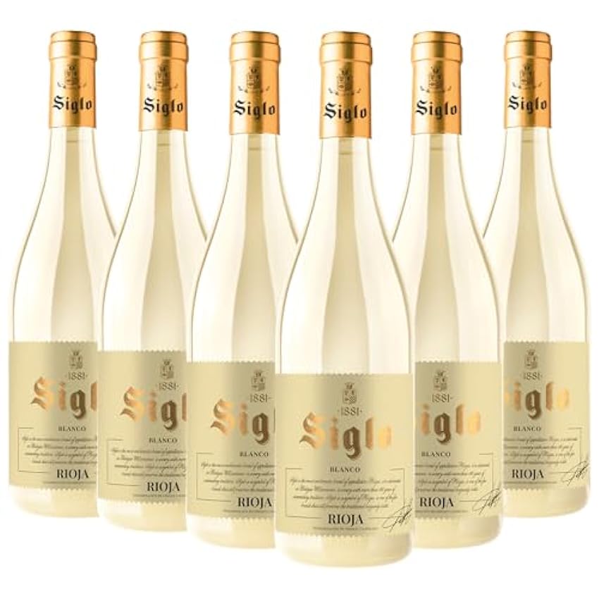 Siglo Blanco - Vino D.O.Ca. Rioja - Caja 6 botellas x 750 ML JJR1tDmt