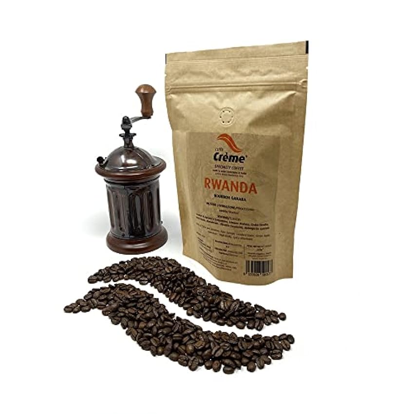 Specialty Coffee Caffè Crème - RWANDA Bourbon Gahara 100% Arabica Tostado: Espresso - 250 g de granos de cafè pAcdUXc0