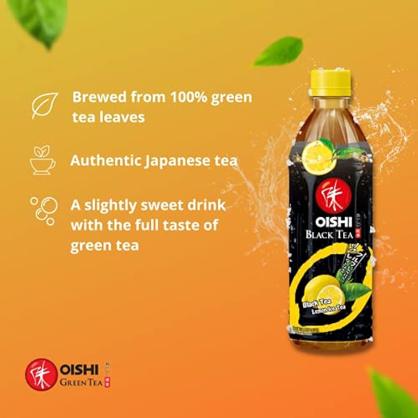 OISHI - Té Negro Limón, pack de 24 (24 X 500 ML) LW56GUrj
