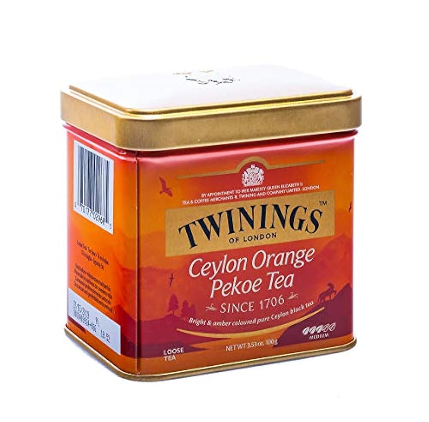 Twinings Ceilán Naranja Pekoe Té Lata suelta 100 g pDiiAz8R