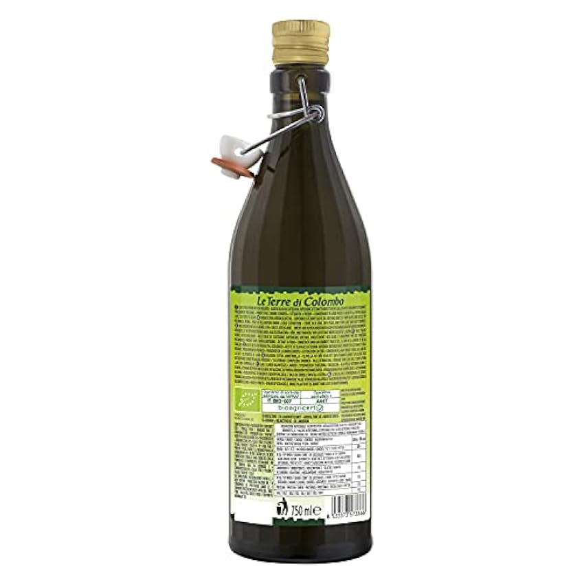 Le Terre di Colombo – Aceite de oliva virgen extra ecológico producido en la UE, 750 ml nlVzk7xt