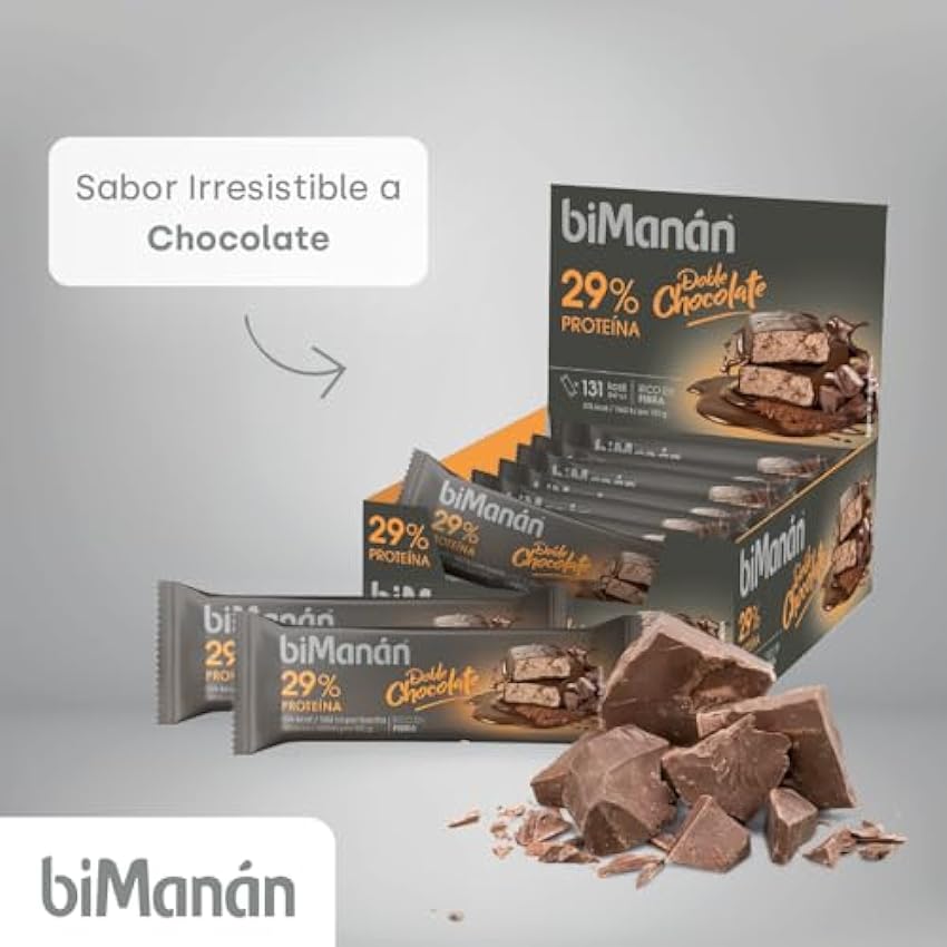 biManán beFIT Barrita Proteína Doble Chocolate - Expositor 20 uds N9zA2U3b