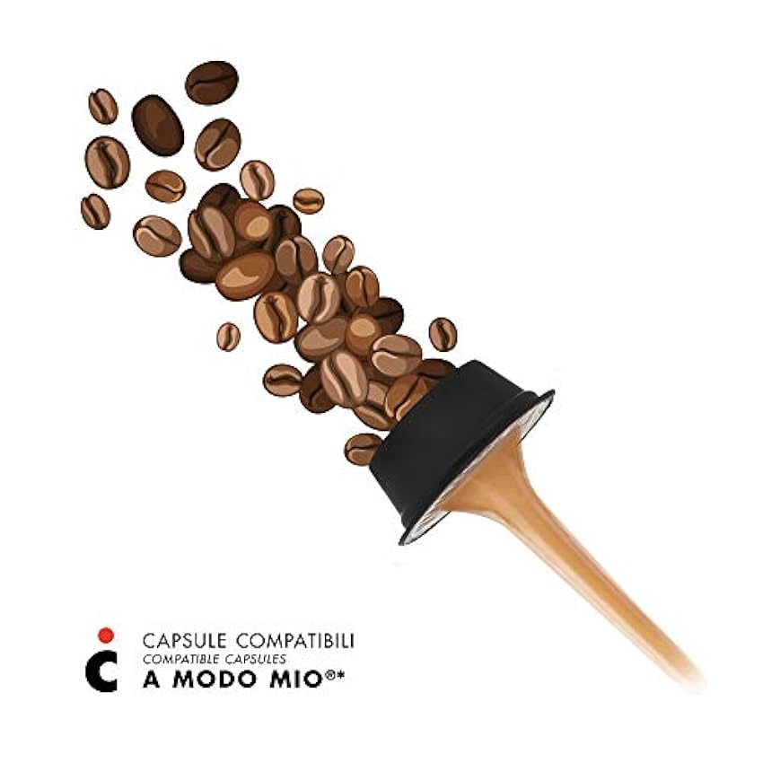 FRHOME - Lavazza a Modo Mio 120 Càpsulas compatibles - Il Caffè Italiano - Mezcla Venezia Intensidad 8 OI4Cjmdt