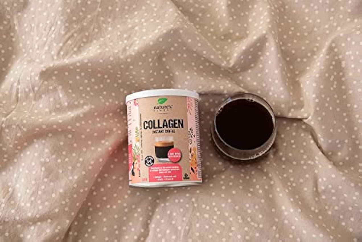 El mejor café de colágeno de la naturaleza | bebida de café, acción 4 en 1 con colágeno, ácido hialurónico, vitamina c y biotina | natural, sin transgénicos, sin azúcar mufMxZ9k
