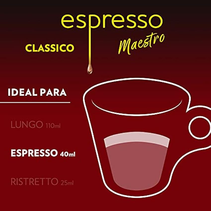 Lavazza, Espresso Maestro Classico, 100 Cápsulas de Café Compatibles con las Máquinas Nespresso* Original, con Notas Aromáticas de Cereales y Galletas, 100% Arábica, Intensidad 9, Tueste Medio-Oscuro mSy89ko2