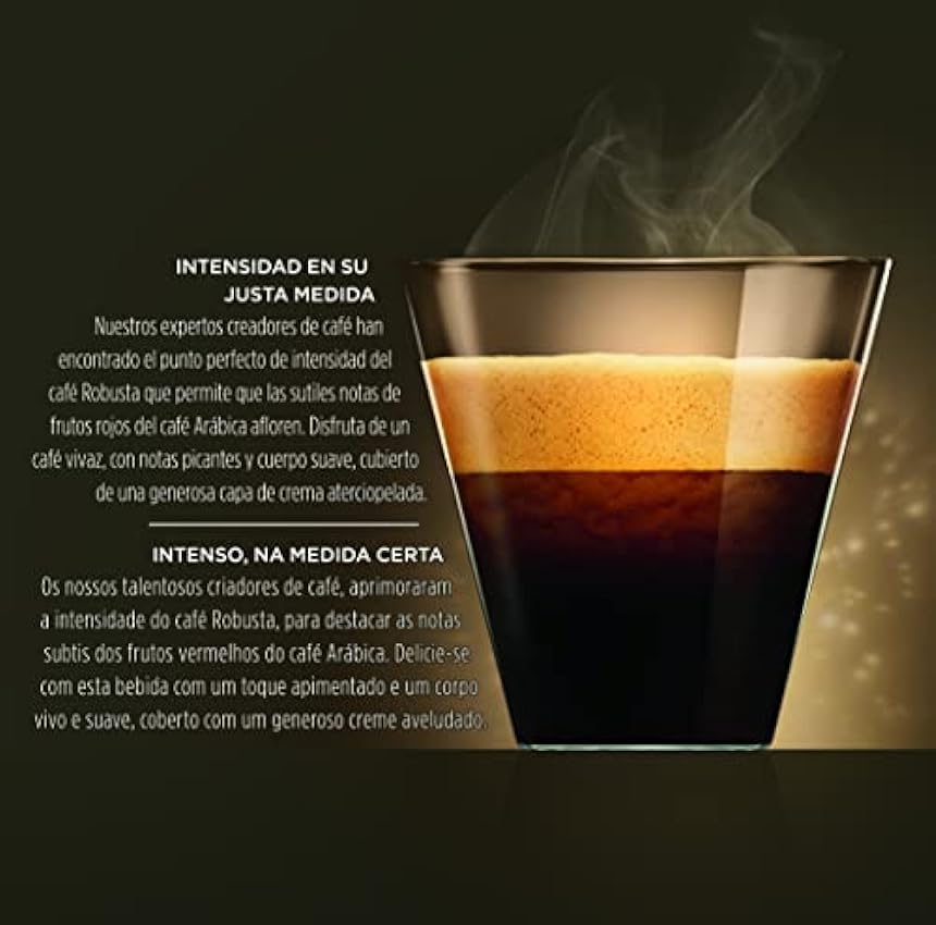NESCAFÉ Dolce Gusto Espresso Intenso - x3 pack de 30 cápsulas Total: 90 M1eY7oXn