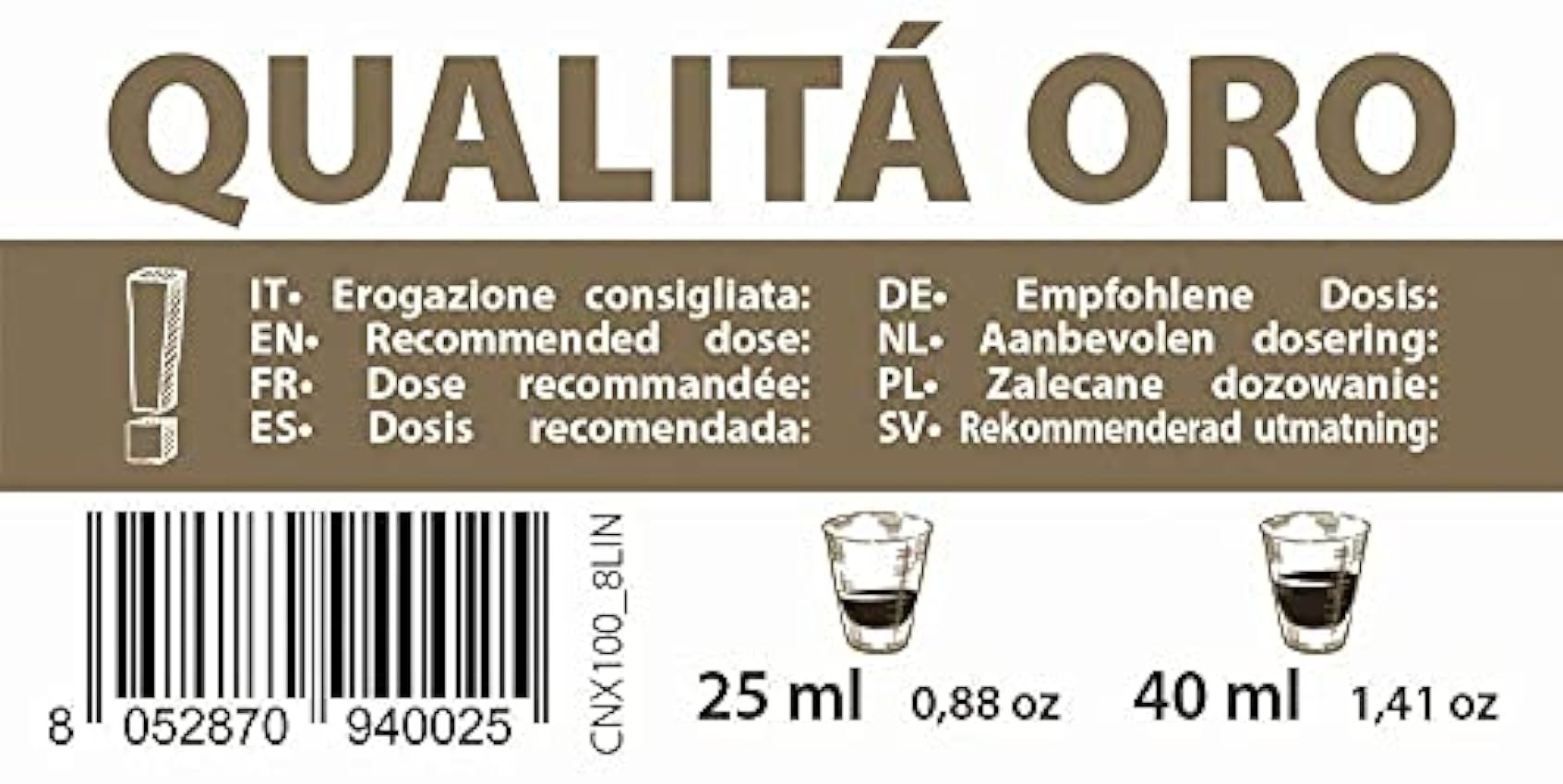 Nature Diet - Xilitol 1 kg + Note D´Espresso - Cápsulas de café compatibles con cafeteras Nespresso, Qualità Oro, 100 caps pokLotb5