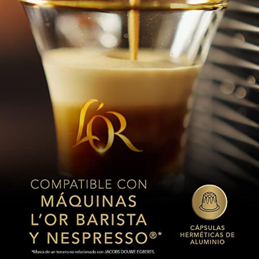 L´OR Espresso Cápsulas de Café Colombia Descafeinado | 200 Cápsulas Compatibles Nespresso - Exclusive PKcRH9gU