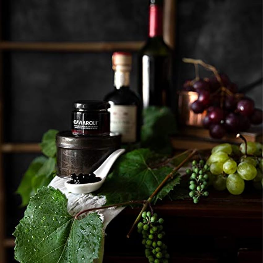 Caviaroli - Encapsulado de Vinagre di Módena - Perlas de Vinagre Gourmet para Aliño o Decoración - 50 g ixy2YvES