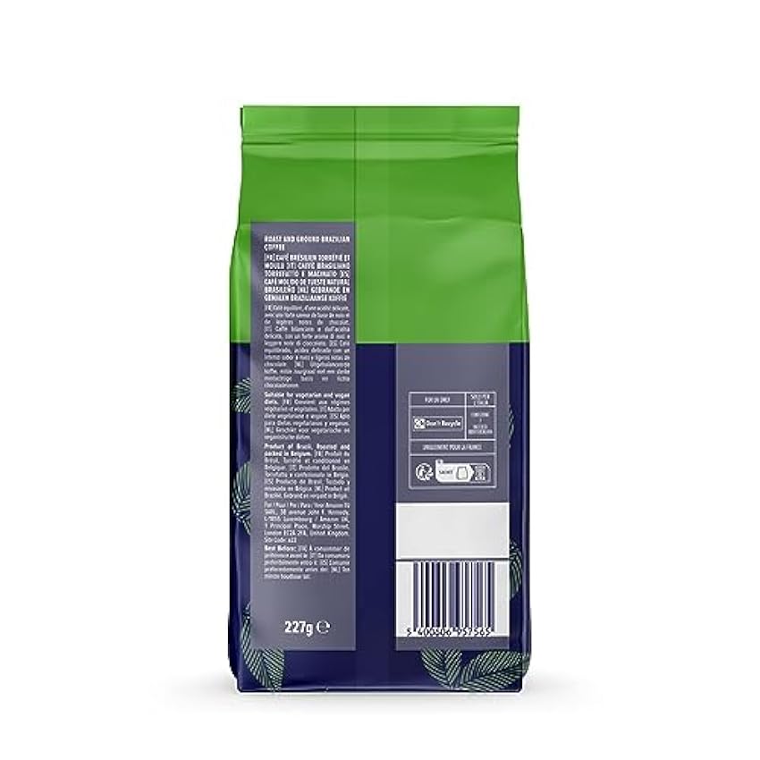by - Café Brazilian molido, tueste medio, 227 g (Paquete de 6), certificado Rainforest Alliance Pj1kS4bP