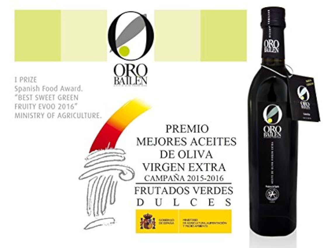 Oro Bailen Reserva Familiar Hojiblanca 500 ml - Aceite de oliva virgen extra por Oliva Oliva Internet SL n3lZU5xO