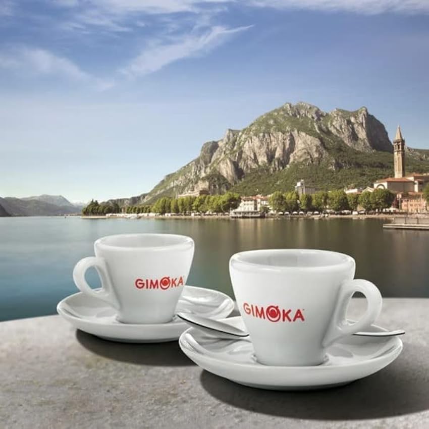Gimoka - Compatible Para Nespresso - Cápsulas Aluminio - 100 Cápsulas - Sabor DECAFFEINATO - Resistencia 7 - Made In Italy MLkSQfNI