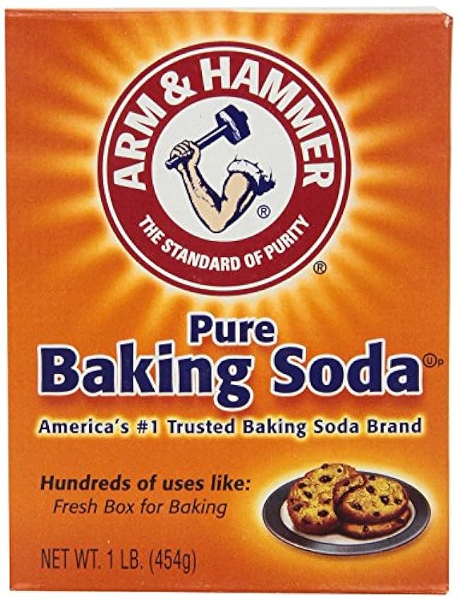 Arm & Hammer Pure Baking Soda - Levadura en polvo, pack de 24 (24 x 454g) MVoiexlQ