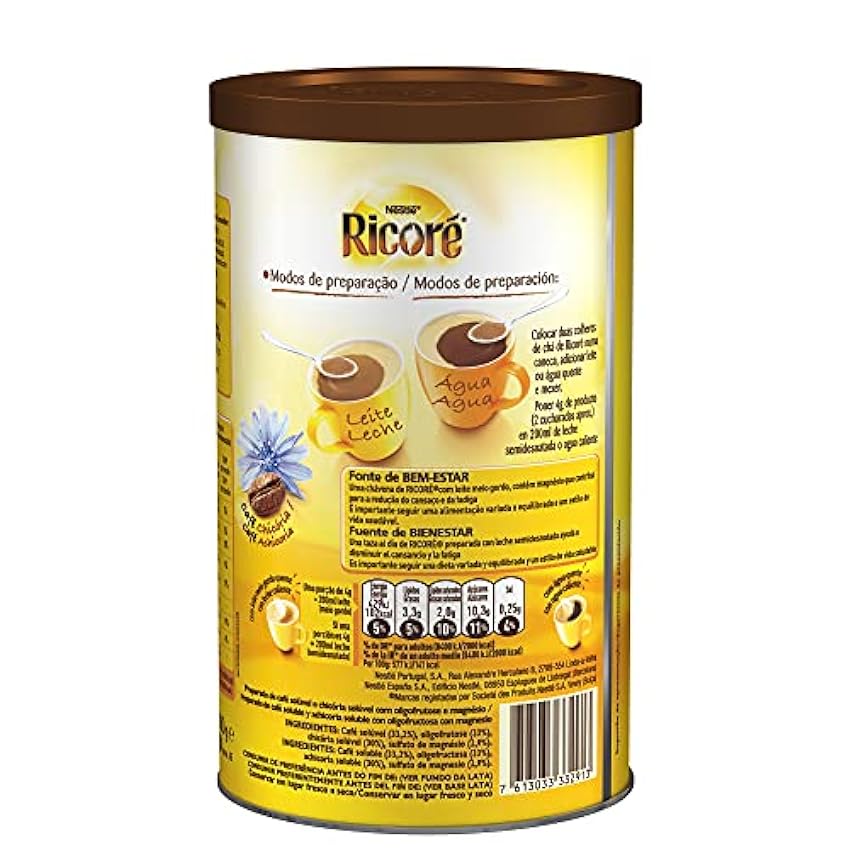 RICORÉ Cereales solubles - 6 latas de 260g - Total: 1,56Kg o1mM9q4q