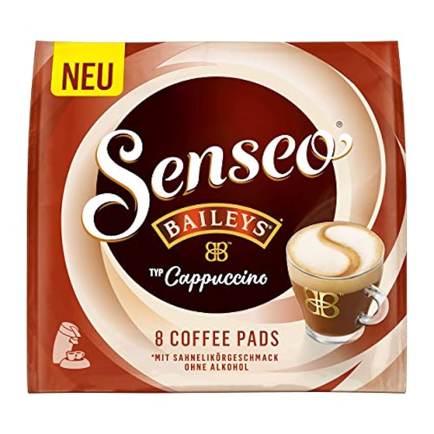Senseo Tipo Cappuccino Baileys - Cafeteras aromáticas (2 Paquetes de 8 Unidades) NUdkncof
