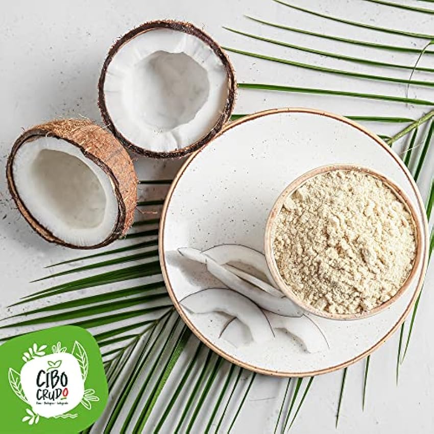 Harina de Coco Keto Orgánica - 500g. Harina de Coco sin Azucar o Gluten. Rica en Fibras y Sales Minerales. Coconut Flour. i0GhcHfo