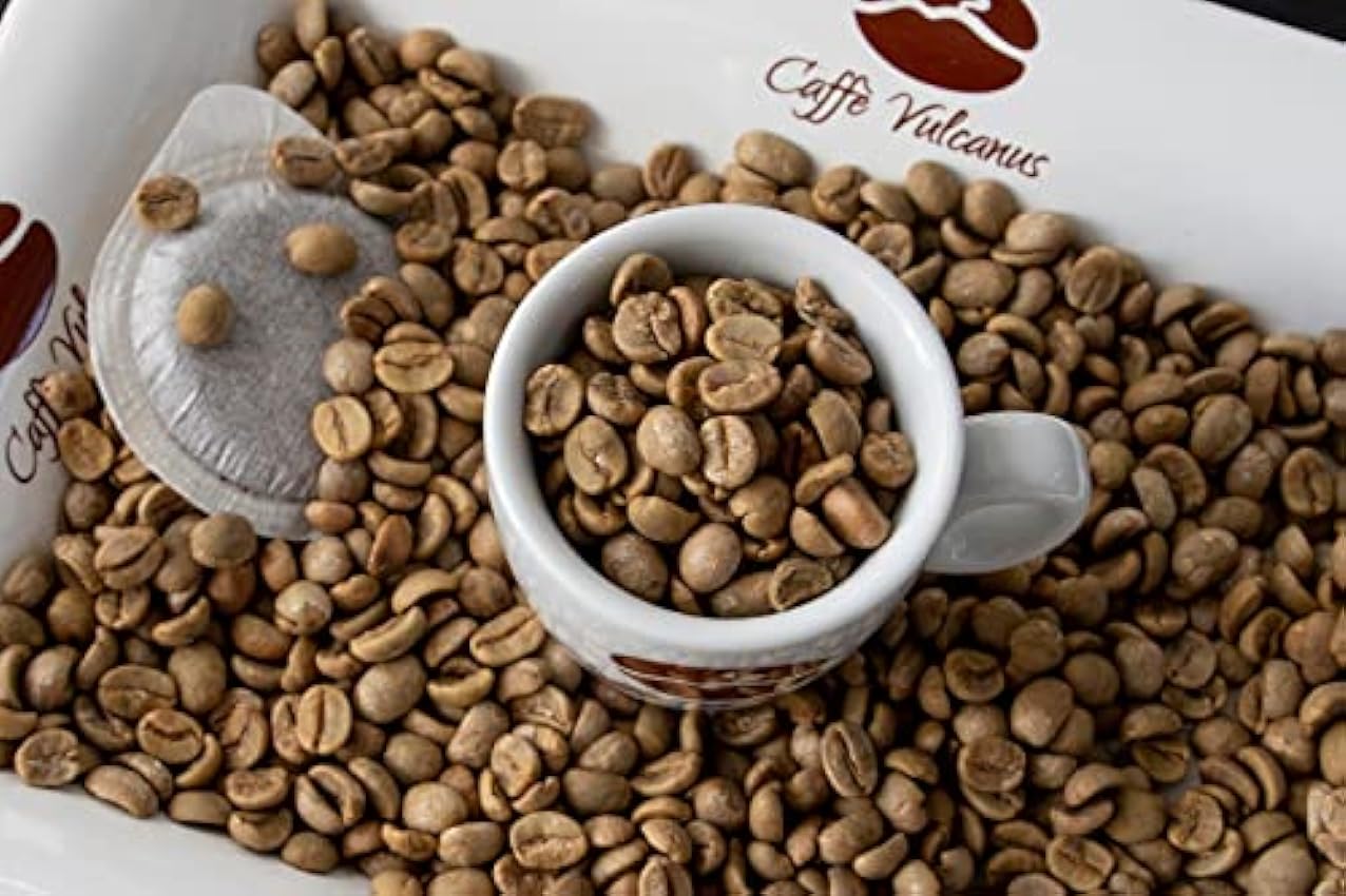 Caffè Vulcanus - Kit degustación 60 monodosis de café aromatizado ESE44 - Degustación de café gianduja, tiramisú y caramelo KMSZpa8E