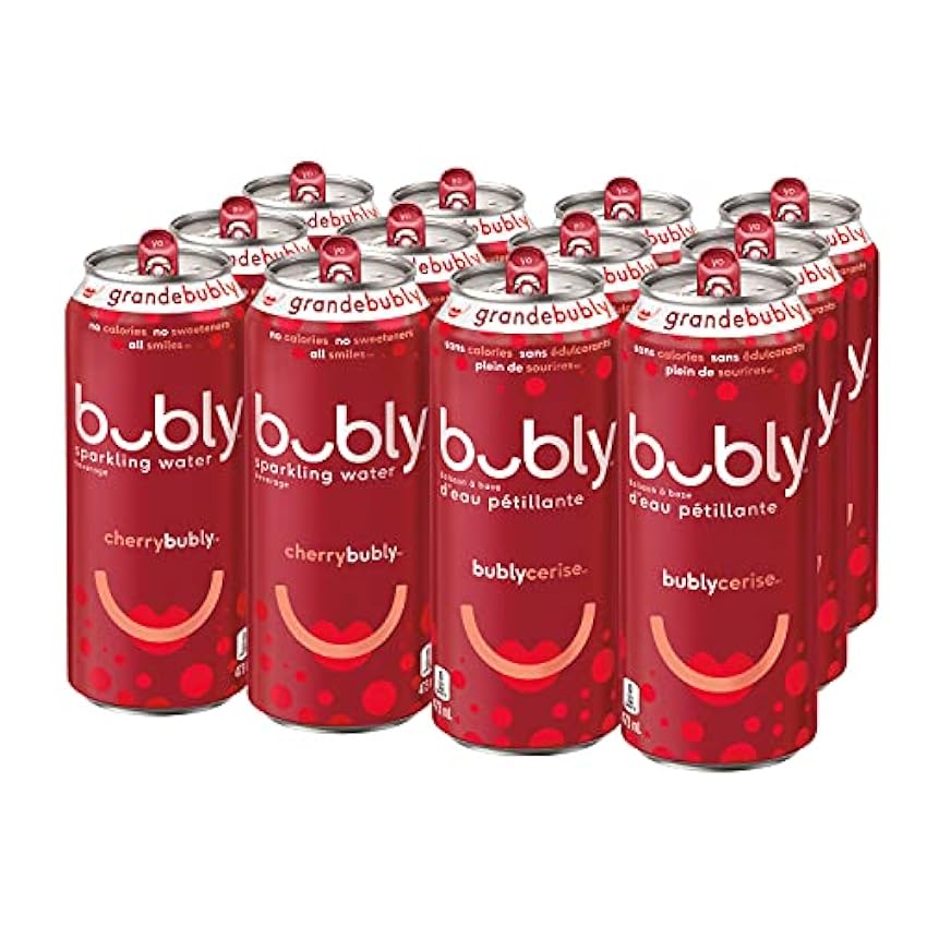 bubly Sparkling Water cherrybubly, 473 mL Cans, 12 Pack iiNK3TF5